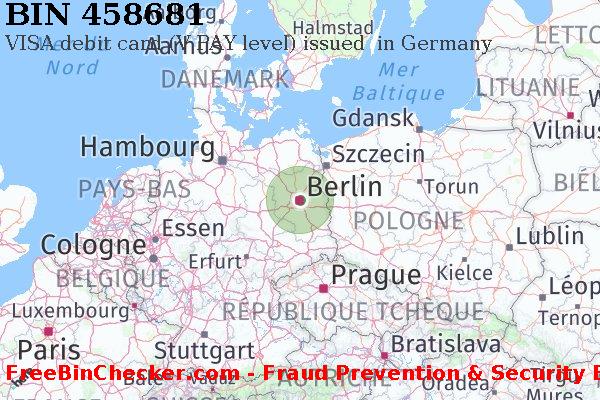 458681 VISA debit Germany DE BIN Liste 