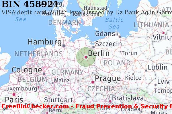 458921 VISA debit Germany DE बिन सूची