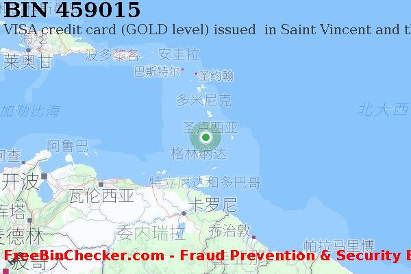 459015 VISA credit Saint Vincent and the Grenadines VC BIN列表