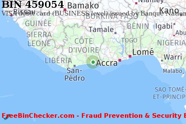 459054 VISA debit Côte d'Ivoire CI BIN Liste 