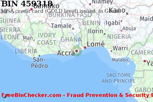 459318 VISA credit Ghana GH BIN List