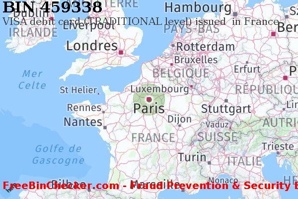 459338 VISA debit France FR BIN Liste 