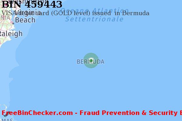 459443 VISA debit Bermuda BM Lista BIN