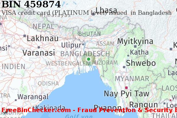459874 VISA credit Bangladesh BD BIN-Liste