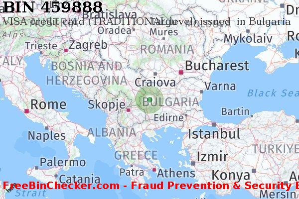 459888 VISA credit Bulgaria BG BIN List