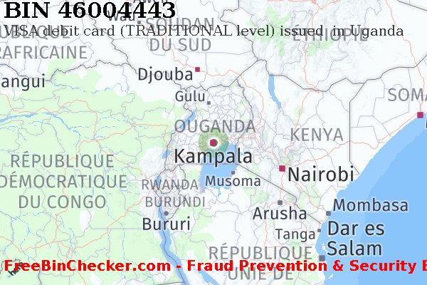 46004443 VISA debit Uganda UG BIN Liste 