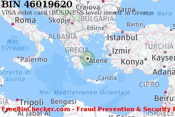 46019620 VISA debit Greece GR Lista BIN