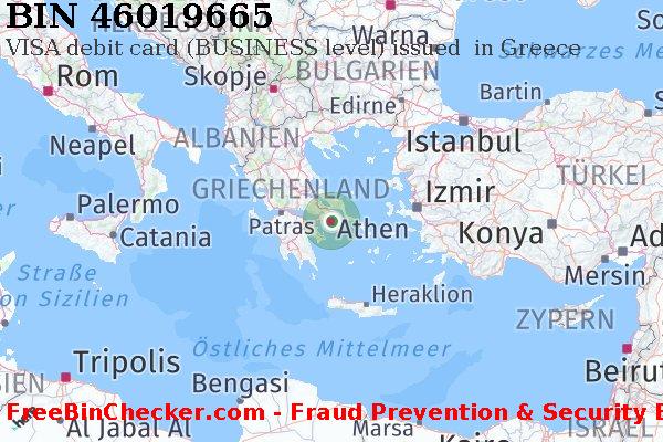 46019665 VISA debit Greece GR BIN-Liste