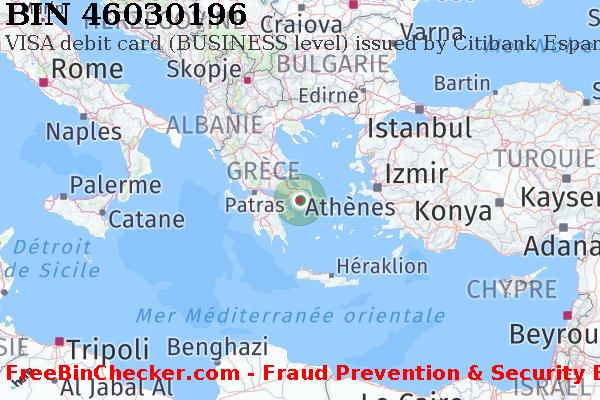 46030196 VISA debit Greece GR BIN Liste 