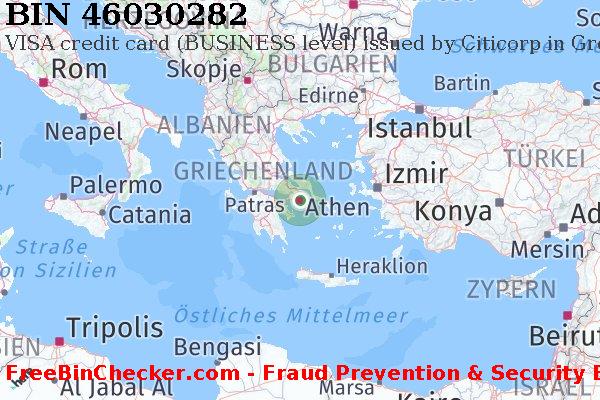 46030282 VISA credit Greece GR BIN-Liste