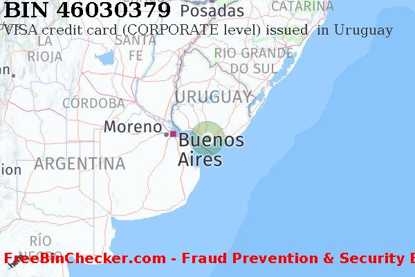46030379 VISA credit Uruguay UY BIN List