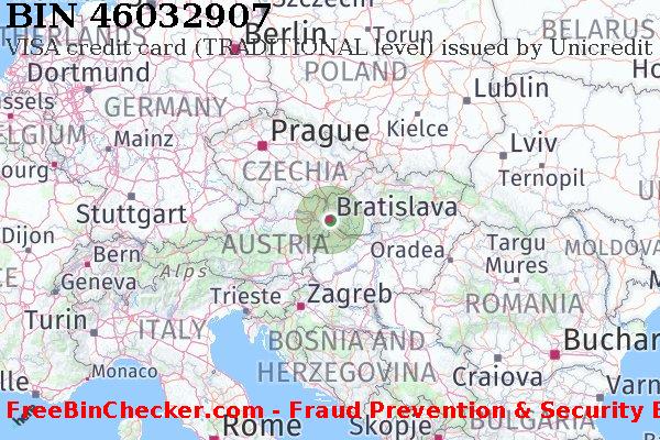 46032907 VISA credit Slovakia (Slovak Republic) SK BIN List