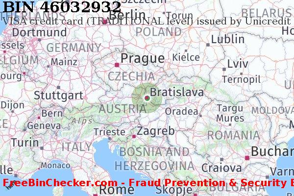 46032932 VISA credit Slovakia (Slovak Republic) SK বিন তালিকা