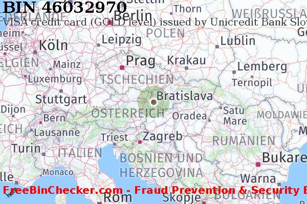 46032970 VISA credit Slovakia (Slovak Republic) SK BIN-Liste