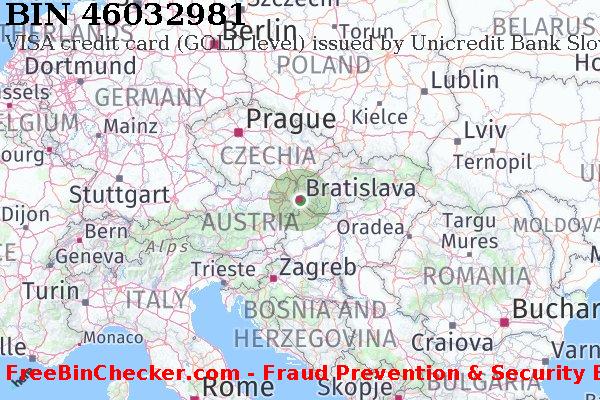 46032981 VISA credit Slovakia (Slovak Republic) SK বিন তালিকা