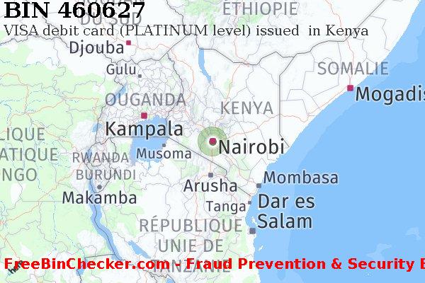 460627 VISA debit Kenya KE BIN Liste 