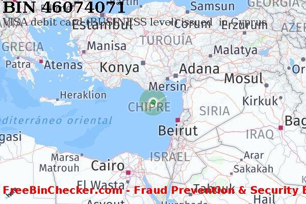 46074071 VISA debit Cyprus CY Lista de BIN