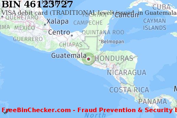 46123727 VISA debit Guatemala GT BIN List
