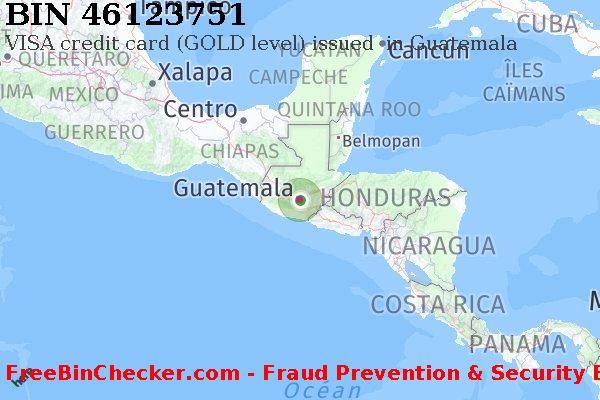 46123751 VISA credit Guatemala GT BIN Liste 