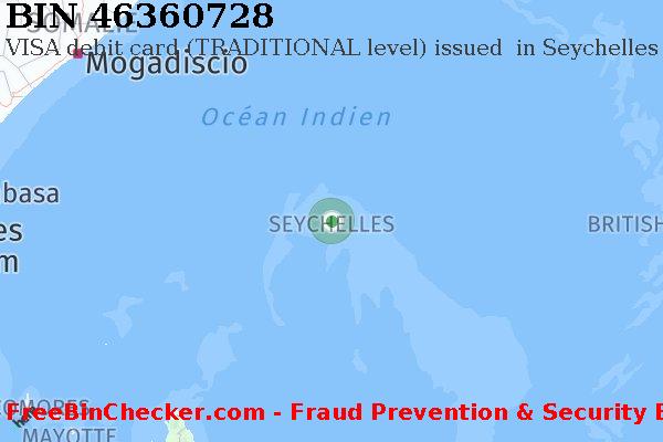 46360728 VISA debit Seychelles SC BIN Liste 