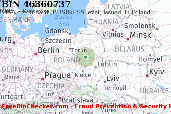 46360737 VISA credit Poland PL BIN Danh sách