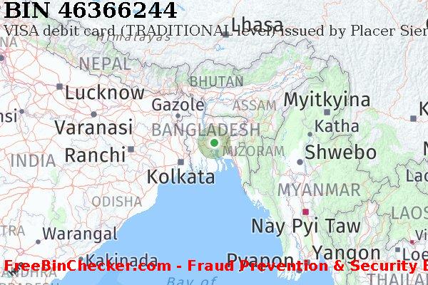 46366244 VISA debit Bangladesh BD BIN List