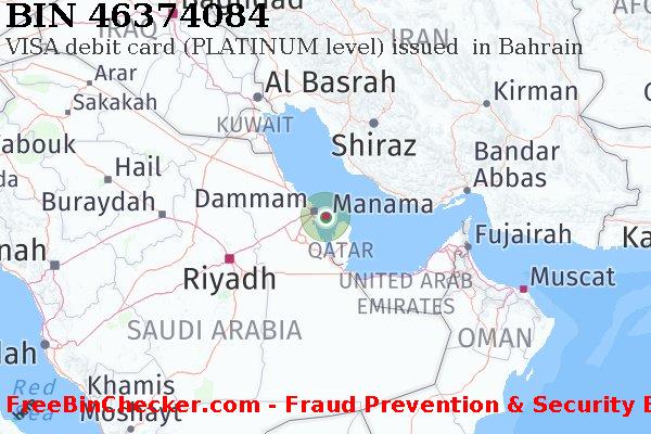 46374084 VISA debit Bahrain BH BIN List
