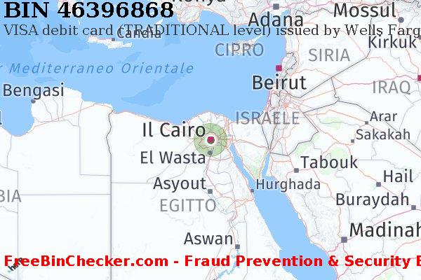 46396868 VISA debit Egypt EG Lista BIN