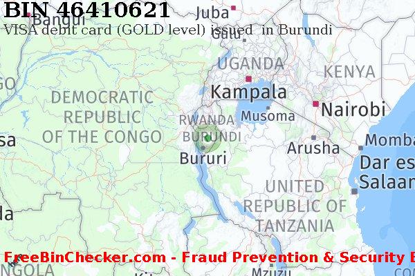 46410621 VISA debit Burundi BI BIN List