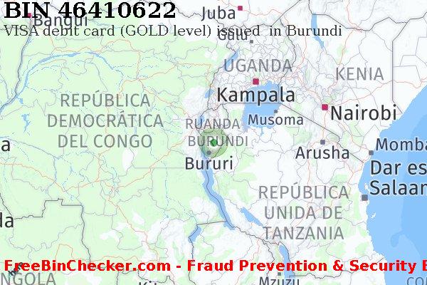 46410622 VISA debit Burundi BI Lista de BIN