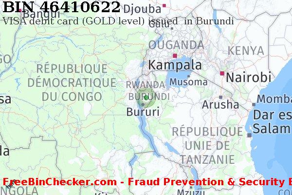 46410622 VISA debit Burundi BI BIN Liste 