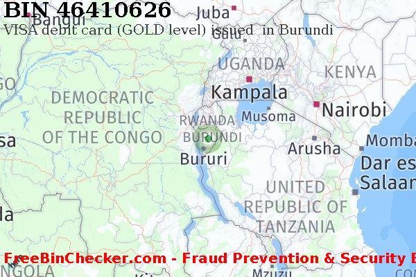 46410626 VISA debit Burundi BI BIN Lijst