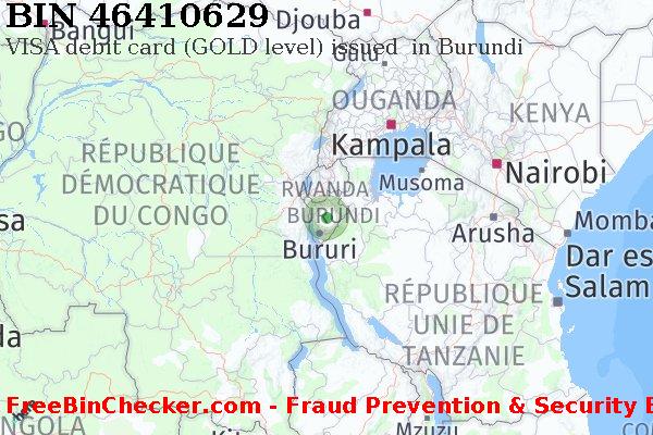 46410629 VISA debit Burundi BI BIN Liste 