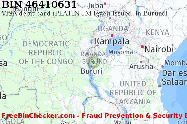 46410631 VISA debit Burundi BI BIN List