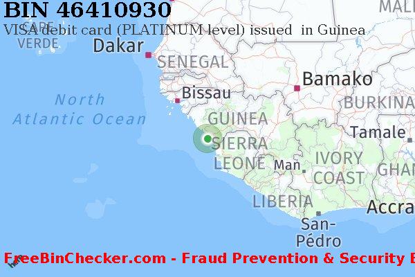 46410930 VISA debit Guinea GN BIN List