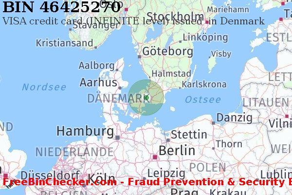 46425270 VISA credit Denmark DK BIN-Liste