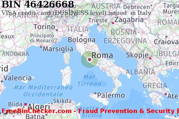46426668 VISA credit Italy IT Lista BIN