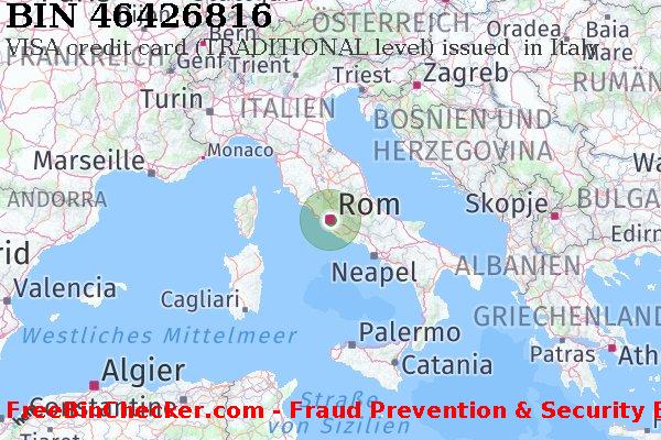 46426816 VISA credit Italy IT BIN-Liste