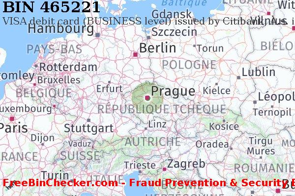 465221 VISA debit Czech Republic CZ BIN Liste 