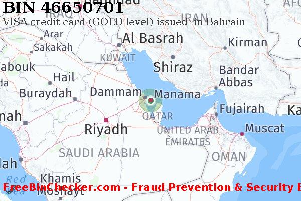 46650701 VISA credit Bahrain BH BIN List