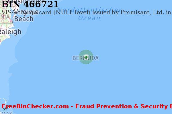 466721 VISA charge Bermuda BM BIN-Liste