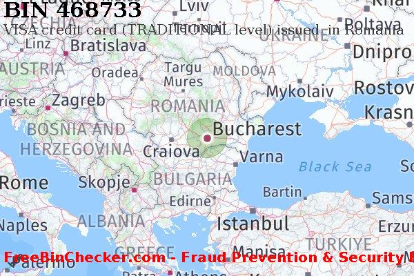 468733 VISA credit Romania RO BIN List