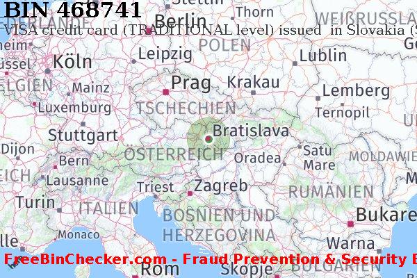 468741 VISA credit Slovakia (Slovak Republic) SK BIN-Liste