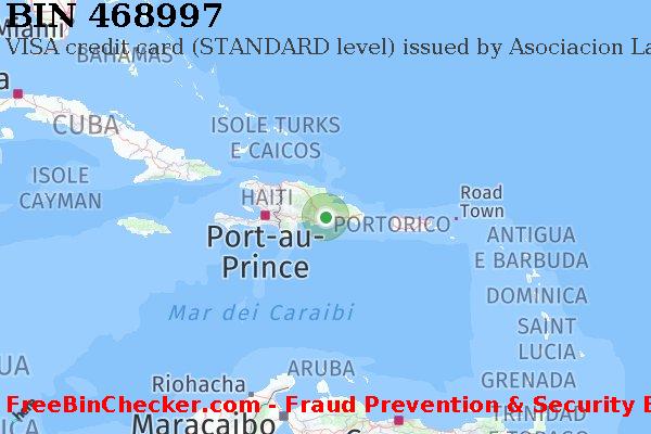 468997 VISA credit Dominican Republic DO Lista BIN