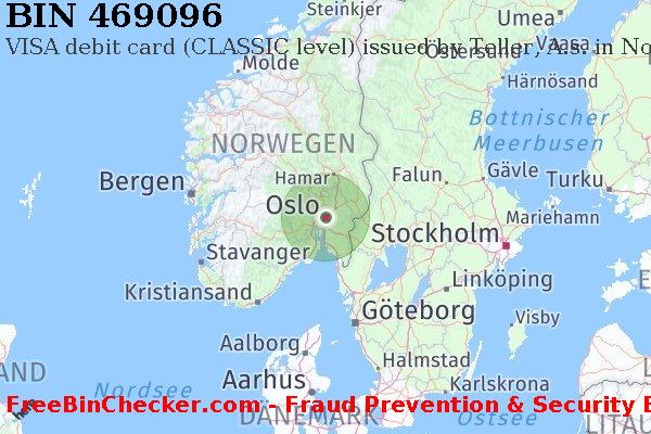 469096 VISA debit Norway NO BIN-Liste