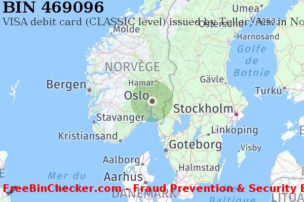 469096 VISA debit Norway NO BIN Liste 
