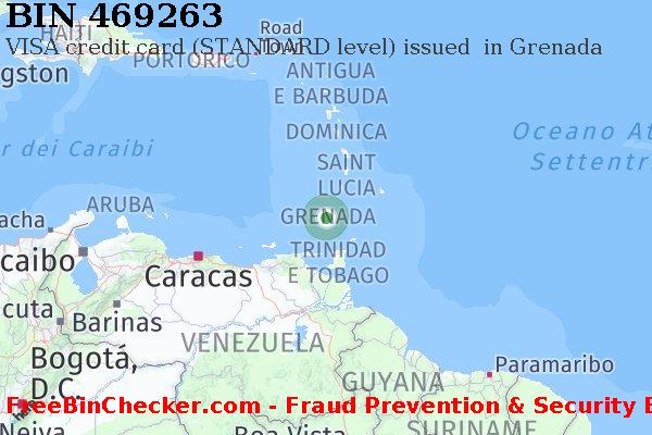 469263 VISA credit Grenada GD Lista BIN