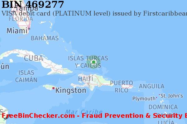 469277 VISA debit Turks and Caicos Islands TC Lista de BIN