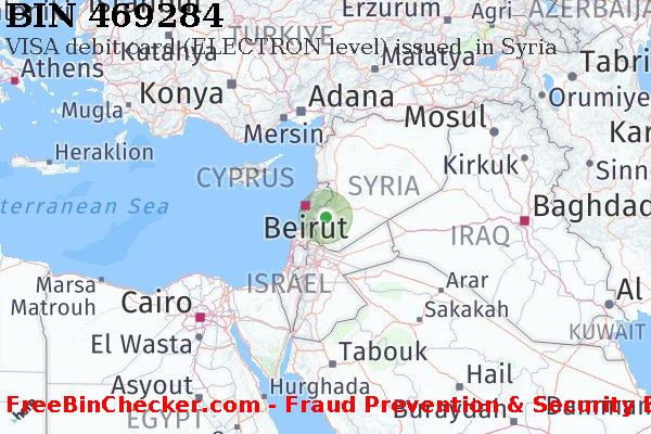 469284 VISA debit Syria SY BIN List
