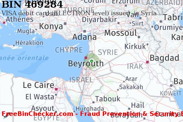 469284 VISA debit Syria SY BIN Liste 